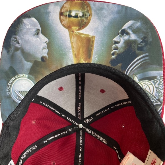 Cleveland Cavaliers Lebron James and Steph Curry Image 2017 Playoff Snapback - Picture 2 of 8